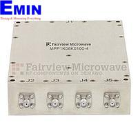 Fairview  MPP1K06K0100-4  4 Way High Power Broadband Combiner SMA Connectors From 1 GHz to 6 GHz Rated at 100 Watts