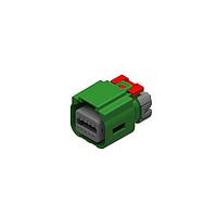 Aptiv 35238931 ຕົວເຊື່ອມຕໍ່ລົດ ASM CONN 2 F OCS .64 ສີຂຽວ SLD BASE 10