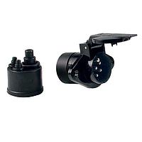 Littelfuse 00585400 ປຸ່ມຕໍ່ຕໍ່ລົດຍນຕິກ Socket Adr 24V.N-7P Plastic Faston