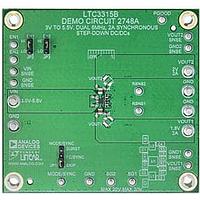 Analog Devices DC2748A ຕົວຄວບຄຸມແຮງໂຕລະຟັດ - ຕົວຄວບຄຸມສະຫວັດດີງ Dual 5V, 2A Synchronous Step-Down DC/DCs ໃນ 2mm 2mm LQFN