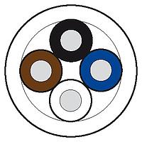Murrelektronik 7000-C0101-0140000 ກະດຸກສາຍສະໄໝ CABLE DRUM oe 355MM, PVC 4X0.34 ເຫຼືອງ, 100m