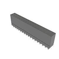Samtec ESW-117-12-F-D Stackthrough .100" ລາຍປະກອບປຸ່ມຊ່ອງສູງ