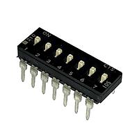 CTS Electronic Components 210-7MS ສະຫນາມສະລັບ DIP 7 ສ່ວນສະລັບ SPST