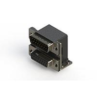 EDAC 663-015-264-055 ຕູ້ສະຫນອງ Dual Port D-Sub ມຸມຂວາ ຕູ້ສະຫນອງ Dual Port D-Sub