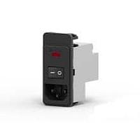 Corcom - TE Connectivity PSJS0DS60 ອະນຸປະກອນຕິດຕັ້ງ SNAP-IN 6AMP