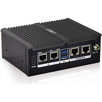 IEI Technology uIBX-250-BW-QGW-R10 ຄອມພິວເຕີກັບກະຕ່າງານຕິດຕັ້ງ ລະບົບຕິດຕັ້ງບໍ່ມີພັກສະຫງົບກັບ Intel Celeron N3160 1.6 GHz (ສາມາດເພີ່ມເຖິງ 2.24 GHz, ສີ່ໃຈ, TDP 6 W), ມີຄວາມຈຳ 4 GB DDR3L ຕິດຕັ້ງລ່ວງໜ້າ, 12 V DC, ມີ RS-232/422/485, USB 3.0, VGA/HDMI, ສອງ Intel PCIe GbE, ມີ QTS-Gateway, RoHS