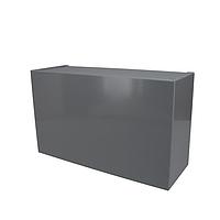 Bud Industries CU-2110-B ກະເປົາເກັບອຸປະກອນ Minibox ກະເປົາເກັບເຫຼັກຂະໜາດນ້ອຍ ສີເຫຼືອງເທົາ (10 X 6 X 3.5 ນິດ)