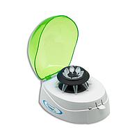 Benchmark myFuge ເຄື່ອງ centrifuge ຂະໜາດນ້ອຍ (6000rpm, Green lid, European 2 prong plug)