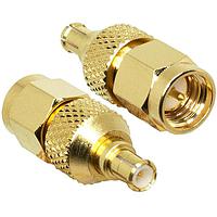 Linx Technologies - TE Connectivity ADP-SMAM-MCXM ຕົວແປ RF - ລະຫວ່າງຊຸດ SMA Plug ໄປຫາ MCX Plug Adapter
