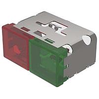 EAO 03-902.2/5 ຕົວຊີ້ວັດຕະຫຼອດຕູ້ຄວບຄຸມ / ຕົວຊີ້ວັດສະຫນັບສະຫນູນ LENS FLT TLT REDYLW