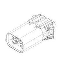 Aptiv 13879045 ຕົວເຊື່ອມ CON HES 1.0 2.4 6W M SLD ສີແດງ PBT