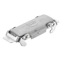 HARTING 19440245402 ອຸປະກອນເສີມ 24B INOX (ເຫຼັ້ງສ່ຽງສະອາດ) ຝາຄຸ້ມສໍາລັບ Hood, Double Lever