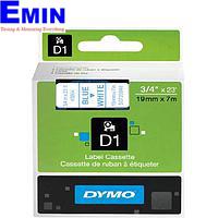 DYMO 63020721 D1 ເທບສີຟ້າ/ສີຂາວ (19mm x 7m)