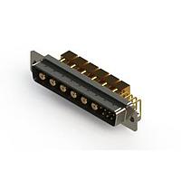 EDAC 629-13W6640-7N2 ຕູ້ຕິດຕໍ່ D-Sub ປະສົມມຸມຂວາ ຕູ້ຕິດຕໍ່ພະລັງງານ Combo D-Sub
