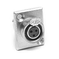 Amphenol Audio AG4FCE ຕູ້ຕໍ່ສັນຍາ Miniature XLR 4 ໂພນ Mini XLR ຕິດຕັ້ງ Chassis ປະເພດ G ຕິດຕໍ່ຜູ້ຍິງ ຕັ້ງຕົ້ນ PCB ສີນິເຄວ