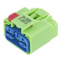 Aptiv 33500109 ຕົວເຊື່ອມ 10 ທາງ ຍິງ ອາເພັກສ໌ 2.8 ບໍ່ມີການປິດ ສີຂຽວແຈ້ງ CONN