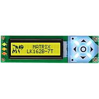 Matrix Orbital LK162B-7T-USB LCD Character Display Modules 16x2 7key ສີເທົາ ຂໍ້ຄວາມ ເຫຼືອງ-ຂຽວ B/G USB