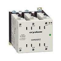 Sensata Technologies - Crydom GNR25ACZ ອິນດິເຄເຕີ 25A 600VAC 240VACIn DIN 3-Ph ZC