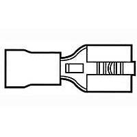 AMP Connectors - TE Connectivity 640905-2 (CUT STRIP) ປະຕູຮັບ RECEPT FASTON 16-14 ຕັດສະຕຣິບ 100 ຊິ້ນ