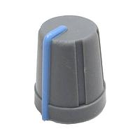 Eagle Plastic Devices 450-3518 ປຸ່ມຮູບສົງຄ້າຍ SOFT TCH T18 SH GY/BL