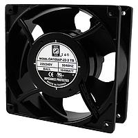 Orion Fans OA109AP-22-3TB ພັນ AC ພັນແອັກຊຽວ, 120x120x38mm, 230VAC, 52CFM, 8W, 25dBA, 1600RPM, ລົດລົງ, ເຕີມິນາລ໌