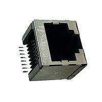 Amphenol Commercial Products RJE231881217T Modular 8P8C, ຕັ້ງຕົ້ນ, SMT, ປ້ອງກັນດ້ວຍ Shield ບໍ່ມີແທບ EMI