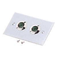 Switchcraft H4MS ຕົວເຊື່ອມຕໍ່ 1 GANG XLR WALL PLT W/2 B4M