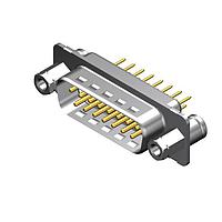 Molex / FCT 173109-2108 ຕົວເຊື່ອມ D-Sub - ຄວາມໜາ້ນມາດຕະຖານ FCT DSUB STR PC PLG 37 PN ມີ CLINCH
