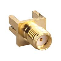Linx Technologies - TE Connectivity CONSMA020.031-G ຕົວເຊື່ອມ SMA Jack 50 Ohm .031 PCB Edge Mount