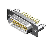 Molex / FCT 173109-0243 ຕໍ່ຕໍ່ D-Sub - ຄວາມໜາແຮງມາດຕະຖານ FCT DSUB STR PC 37P PLG W/SNAPIN M3