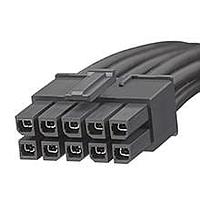 Molex 45136-1003 Discrete Wire Mega-Fit CABLE ASSY 10CKT DR 300MM BLK