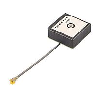 Quectel YG0021AA Active Antenna Embedded, 1560-1605 ( when covered with a radome on LNA ground plane ), GNSS L1&B1&G1 (active), Ceramic, 42 +/-3, IPEX I, Cable Mounting, 18.4 18.4 8.86