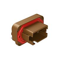 Amphenol SINE Systems AT13-12PD-BM16 ຕົວເຊື່ອມ RA Flng Mnt PCB Rcpt 12POS Brw Tin Cont