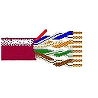 Belden 7987R 059U1000 ອອດິໂອ, ການຄວບຄຸມ ແລະ ອຸປະກອນວັດສະດຸ 24AWG 4PR UNSHLD 1000ft ກ່ອງ MAROON