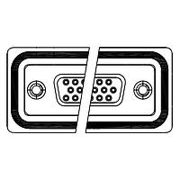 NorComp HDF-V15-213L012 ຕົວເຊື່ອມຕໍ່ High Density D-Sub 15 ຂາຍຕົວຍືດຕົວ F 30u 4-40 ການດຳເນີນງານພາຍໃນ
