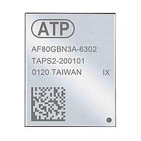 ATP Electronics AF080GBN3A-6302IX ດຣາວດ໌ສະຕອດເສດ - SSD NVMe Gen3x4 BGA SSD ມີ Heat Sink, -40C ຫາ +85C, ຄຸນສົມບັດ GPIO