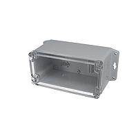 Bud Industries PN-1333-CMB ກະຕ່າງ NEMA IP65 ກະຕ່າງ NEMA 4X ມີຝາປະກອບແຈ້ງແລະຂາຍຕິດຕັ້ງ (6.3 X 3.2 X 3.4 ນິ້ວ)