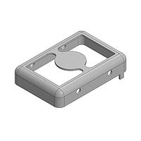 Masach Tech MS156-10F ເຟຣມປ້ອງກັນ EMI/RFI, ສອງສ່ວນ 15.6 x 10.6 x 3mm ເຟຣມປ້ອງກັນ RF/EMI ສອງສ່ວນ ດວ້ຍການດຶງບໍ່ມີຕໍ່ຕໍ່ (CRS)