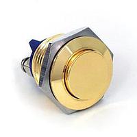 E-Switch PV2S640BB-MO1 ສະຫນັບສະຫນູນຕ່າງໆ Anti-Vandal Switches Anti-Vandal Pushbutton Switch Domed Actuator, Screw Terminal, Off-(On), 2A 36VDC, ຮ່າງກາງສ່ວນສະຫນອງສ່ວນປະຕິບັດ Brushed Stainless Body and Actuator, ວັດຖຸດິນຕິ Silver Contact Material, Power Symbol, IP65, 4 N