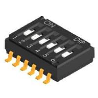 Diptronics DHA-08TQR ສະຫນັບ DIP ຄວາມຫນ້າຄົງຄວາມຫນ້າ Half Pitch Dip switch ສູງ 2.2mm