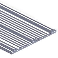 Vector SR3-08.50-S ແຣັກແລະຕູ້ແຣັກ SIDERAIL,SR3,8.5"L,ຕັດສີ່ຫມູ່,25 ຊິ້ນ ຂັ້ນຕໍ່ໄປ