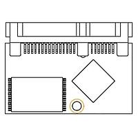 Apacer APSDM064G42AN-PTM1W ໂມດູນດິສກ SATA Disk Modules SATA3 Disk Module 22-Pin/180 Degree MLC 64GB 15nm Extended Temp