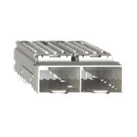 AMP Connectors - TE Connectivity 2198230-4 ການປະກອບກະຕ່າ SFP+ ພັດທະນາເພີ່ມເຕີມ 1x2 ລະບົບເຄືອຂ່າຍ ແຮດຊິນການລົມຢ່າງ