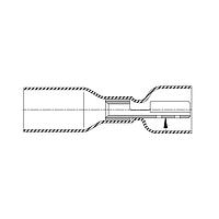 Raychem - TE Connectivity B-106-3632 Tab H/S-REC 16-14 BLU .250X.032