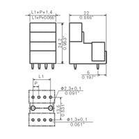 Weidmuller 1698920000 Headers SLD 3.50V/38/180 4.5SN BK BX