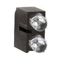 BIVAR H203CHD ຕົວຊີເຄີດບອດອິນດິເກດ LED LED Assembly, ມຸມຂວາ, LED 3mm, ລະດັບສອງ, 3 ສະຖານີ, HE ແດງ, ເລນສແບບກະຈາຍແສງ.