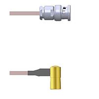 Amphenol Custom Cable Q-0J03S0005096i ສາຍສັ້ນ RF BNC-SP/SMB-RP G316 96I