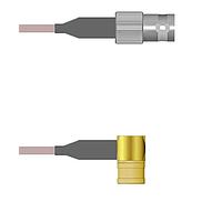 Amphenol Custom Cable Q-0B03V000H096i ສາຍສັນຍານ RF BNC-SJB/SMB-RP G142 96I