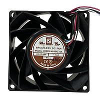 Orion Fans OD8038-48HBXE10A ພັງລົມ Axial, ຄວາມໄວສູງ/ຄວາມດັນຄວາມສະຫງົບ, 80x80x38mm, 48VDC, 141CFM, Ball, Wire, Tach/PWM