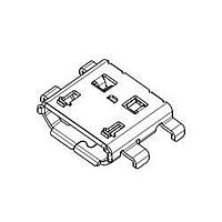 Molex 47642-1001 ຂໍ້ຕໍ່ Micro USB ປະເພດ B uUSB B Rec MidMt FlangelesTH1.52 0.70